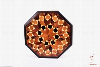 Thuya Wood Octagonal Jewelry Box