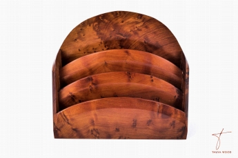 Thuya Wood Thuya Wood Letter Holder