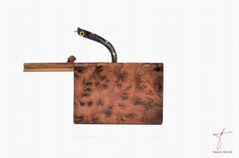 Thuya Wood Surprising Snake Surprise Box in Thuya Wood