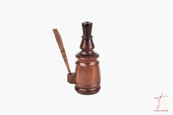 Thuya Wood Bouteille de Kohl marocaine traditionnelle 