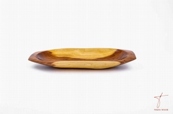 Thuya Wood Thuya Trunk Plate with Natural Wood Pattern