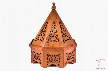 Thuya Wood Thuya Trunk Storage for Candy, Dried Fruits, and Jewelry