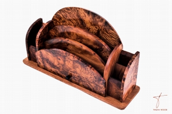 Thuya Wood Letter Holder