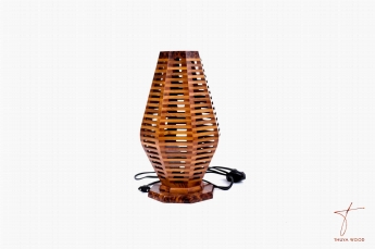 Thuya Wood Artisanal Thuya Wood Lampshade