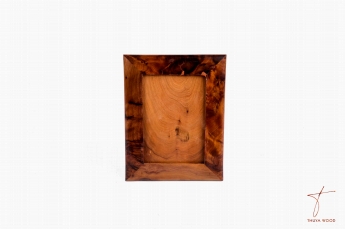 Thuya Burl Wood Photo Frame