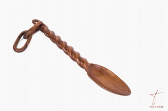 Decorative Thuya Wood Kitchen Spoon