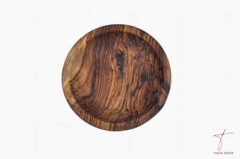 Thuya Wood Solid Walnut Wood Bowl