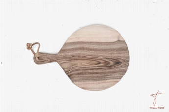 Thuya Wood Rustic Walnut Wood Platter