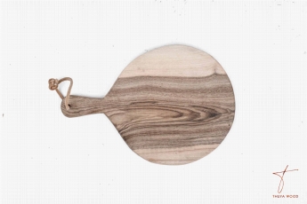 Rustic Walnut Wood Platter