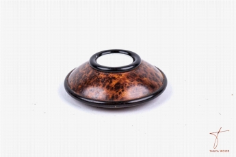 Thuya Wood support bougie en loupe de thuya 