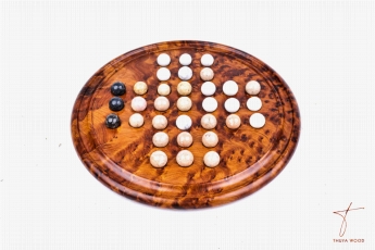 Thuya Wood Thuya Burl Solitaire Game