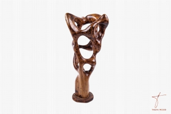 Thuya Wood statue abstrait en loupe de thuya 