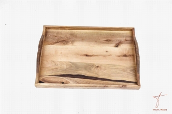 Thuya Wood Solid Walnut Tray