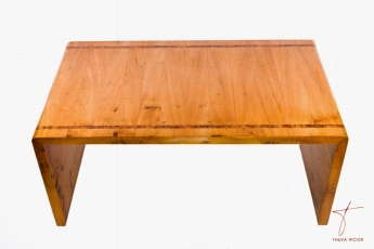 Thuya Wood Table Basse Naturelle en Tronc de Thuya 