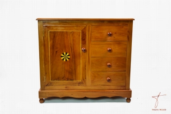 Thuya Wood Armoire Élégance Naturelle