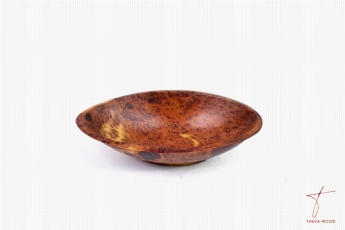 Thuya Wood Plat Naturel en Loupe de Thuya