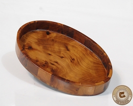 Thuya Wood Oval tray