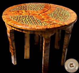 Thuya Wood Nesting table
