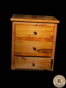 Thuya Wood Bedside Table