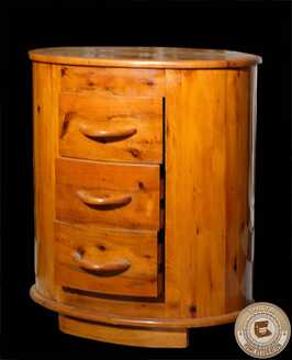 Thuya Wood Bedside Table