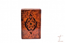 Handcrafted Carved Thuya Wood Box