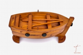 Maquette bateau en thuya 