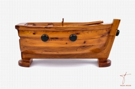 Maquette bateau en thuya 