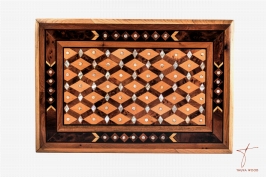 Magnifique boîte à bijoux en bois de thuya 