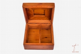 Boîte carrée en bois de thuya  