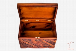 grande boîte à bijoux en racine de thuya 