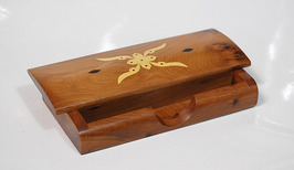 Thuya Wood Patterned pencil box