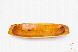 Hand-carved Thuya Trunk Bowl