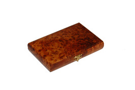 Thuya Wood Dominoes game box