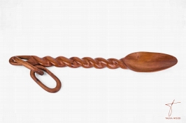 Decorative Thuya Wood Kitchen Spoon