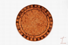 Table Guéridon Circulaire en bois de thuya 