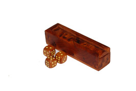 Thuya Wood Dice Box