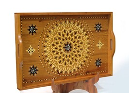 Thuya Wood Elegant Thuya wood serving tray