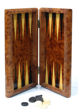 Thuya Wood Backgammon game box