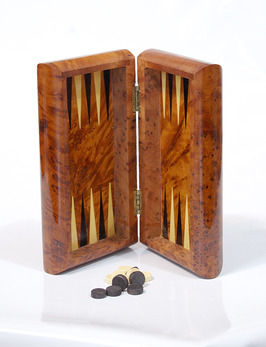 Thuya Wood Backgammon game box