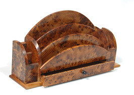 Thuya Wood Binder with drawer
